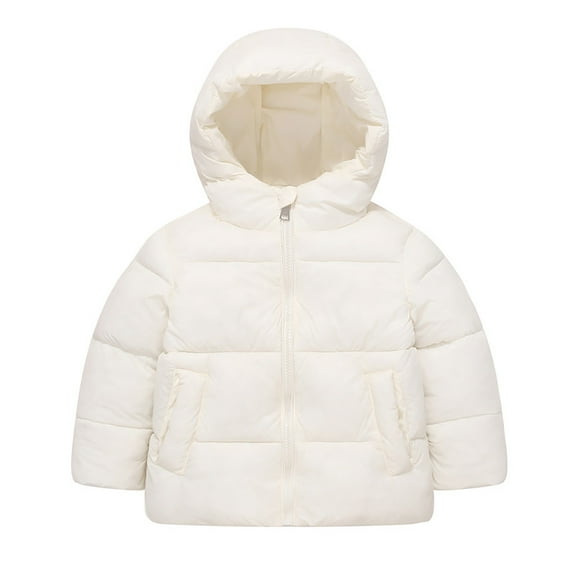 KAUOD Toddler Zip up Hooded down Jackets Lightweight Windproof Warm Puffer Coats Baby Boys Winter Outdoor Thick Outwear