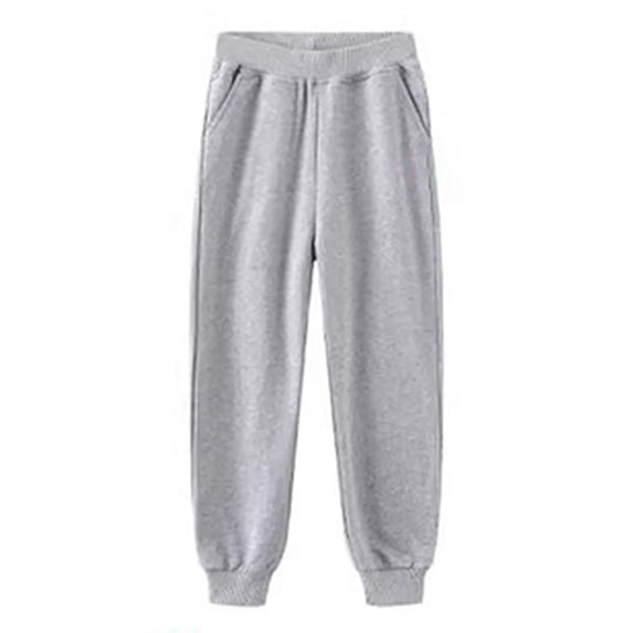 KAUOD Unisex Teen Baggy Joggers Sweatpants Basic Elastic High Waist Athletic Pants Casual Trendy Comfy Track Pants