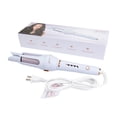 thumbnail image 1 of KAV Daphne Plum Auto Hair Curler, Automatic Long Barrel Rotating Curling Iron with 4 Temperature & 3 Timer, Automatic Shut-Off, Anti-Scald, Anti-Tangle, Rotating Curling Wand for Hair Styling, 1 of 8