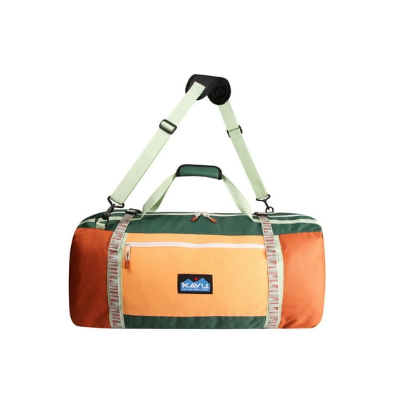 KAVU Big Feller Duffle Bag Convertible Backpack With Detachable Shoulder Straps - Russet Valley