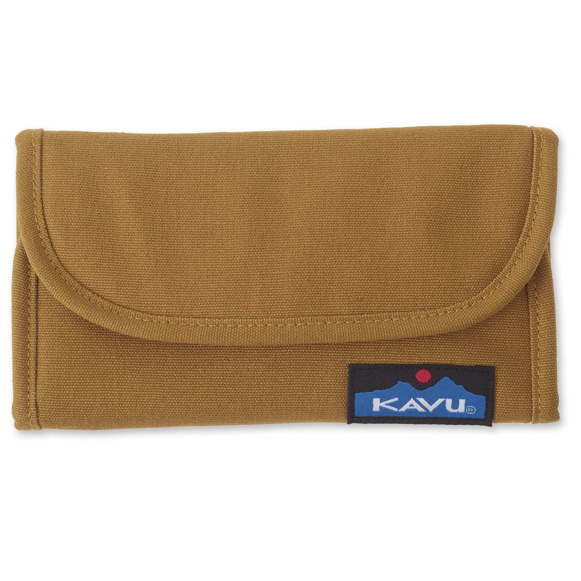 kavu tobacco KAVU Big Spender Tri-fold Wallet Clutch Travel Organizer - Tobacco