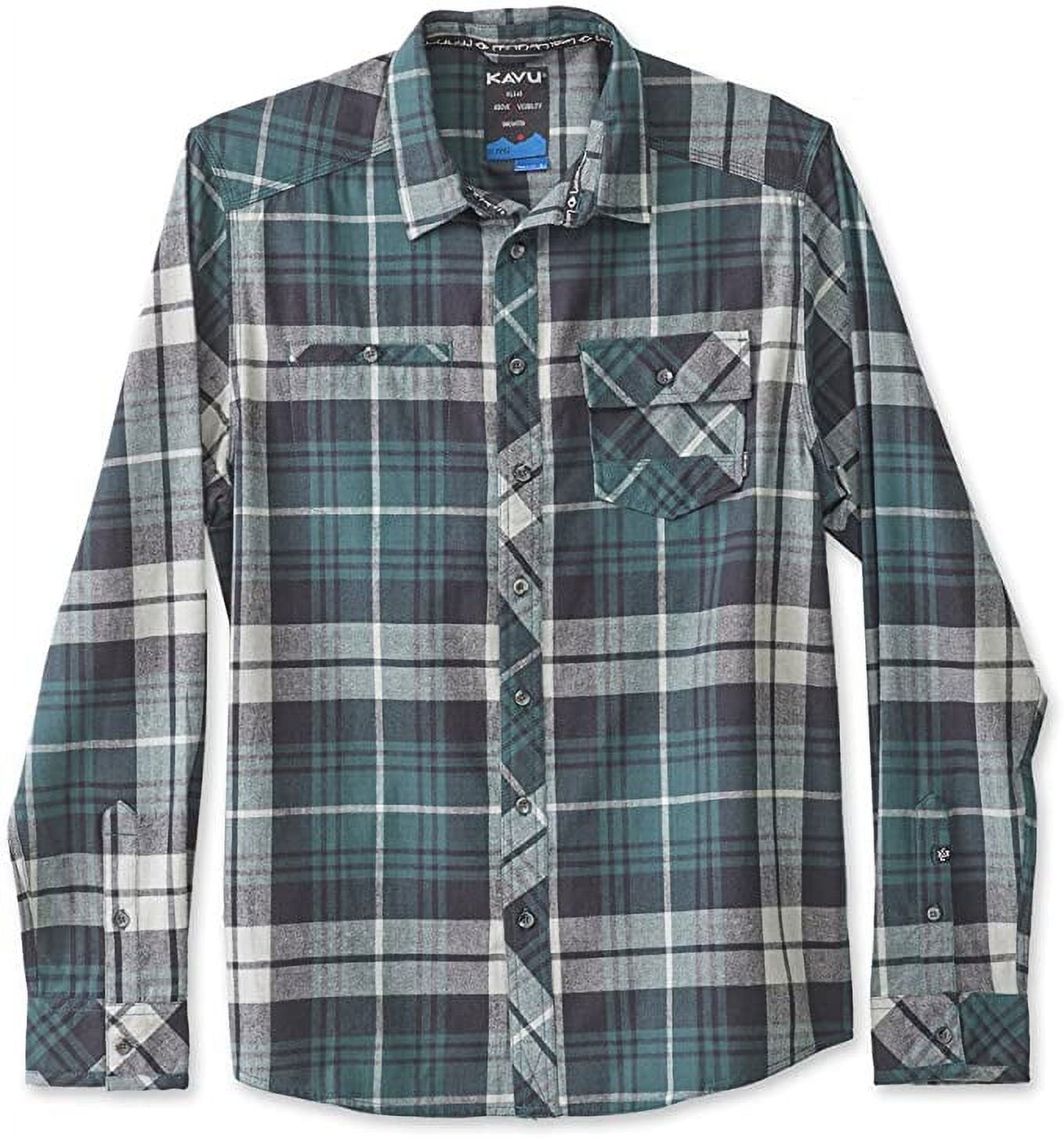 KAVU Douglas Mens Shirt - Spruce - Small