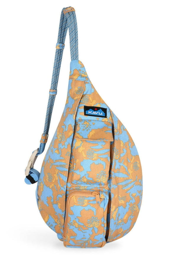 Mini Rope Bag Cotton Crossbody Sling Backpack 9150-2504 Sky Bloom