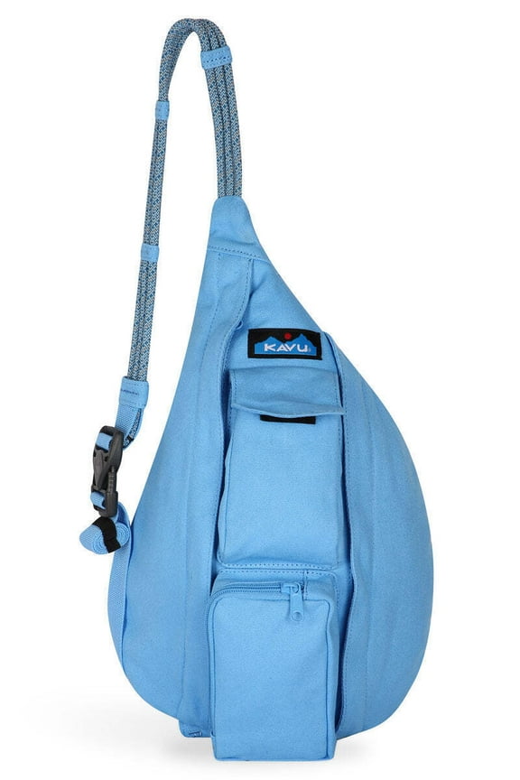 Mini Rope Bag Cotton Crossbody Sling Backpack Blue Bay 923-2499