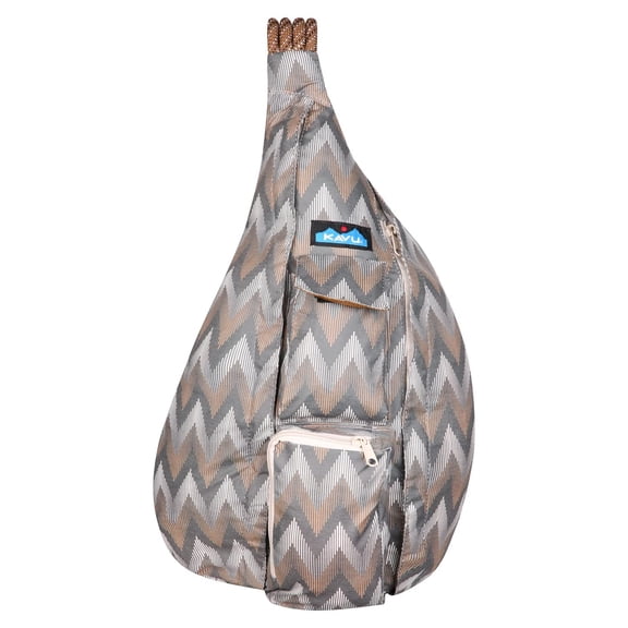 KAVU Original Rope Sack Sling Crossbody Backpack - Chevron Peak