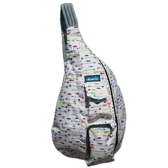 KAVU Original Rope Sling Pack with Adjustable Rope Shoulder Strap, Chroma Stripe