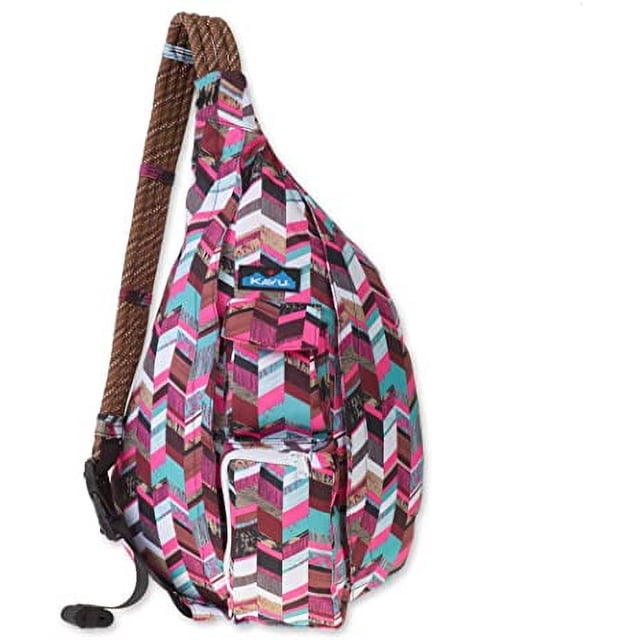 KAVU Original Rope Sling Bag Polyester Crossbody Backpack Sunset