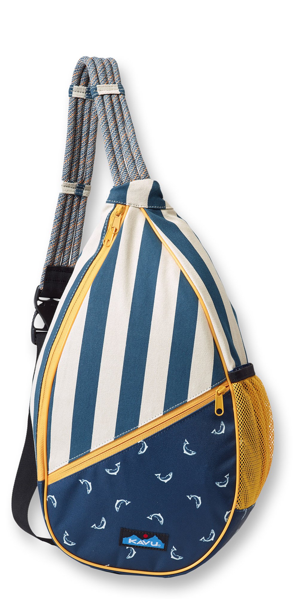 KAVU Paxton Pack Rope Sling Crossbody Bag - Fly Fish  display picture 3