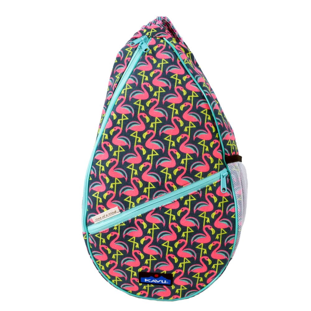 KAVU Paxton Pack Rope Sling Crossbody Bag Pink Flamingo