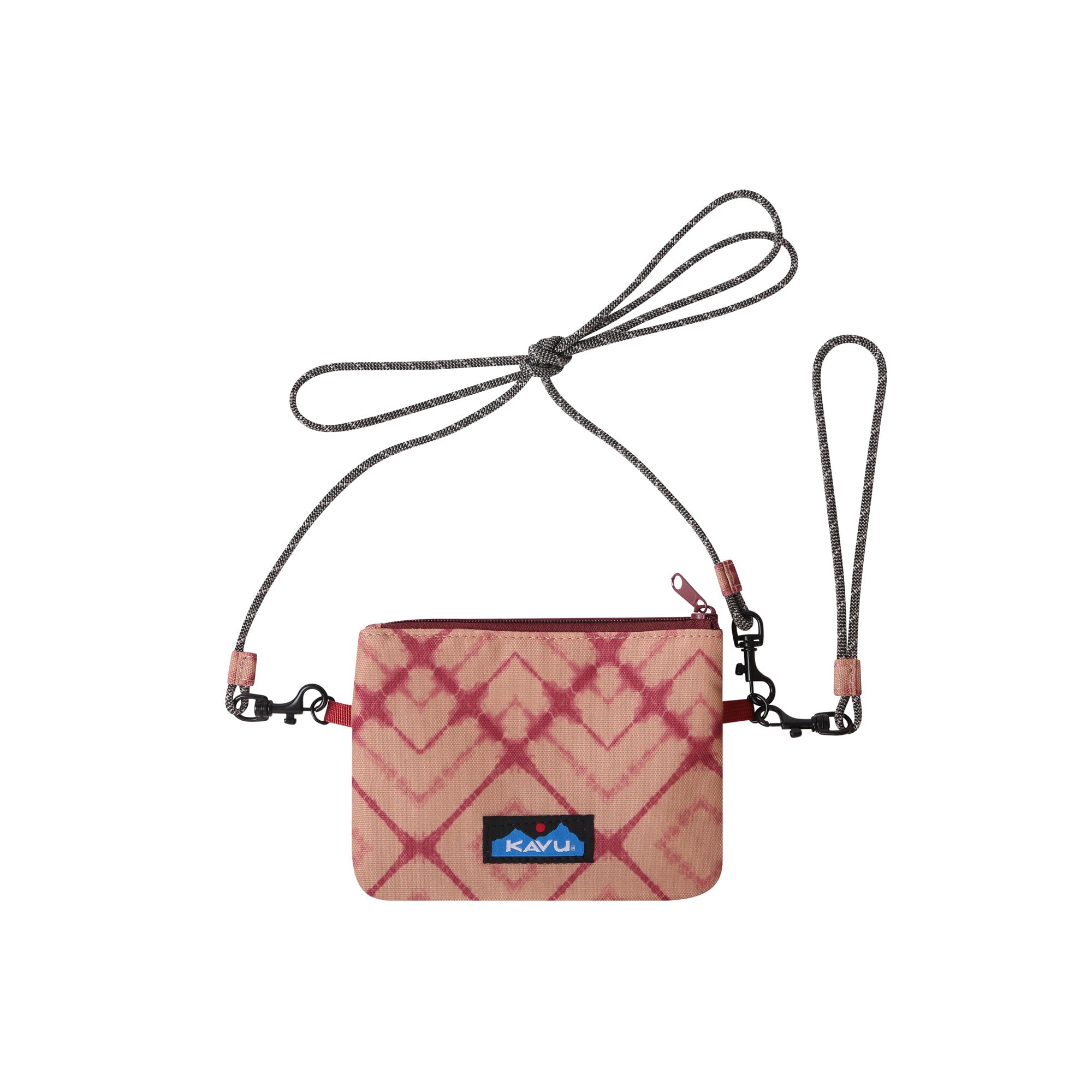 KAVU Renrose Crossbody Wallet with Rope Strap - Meadow Dye 