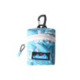thumbnail image 1 of KAVU Tieton Clip On Accessory Pouch Detachable Hiking Climbing Zip Bag - Ripple Tie Dye, 1 of 5