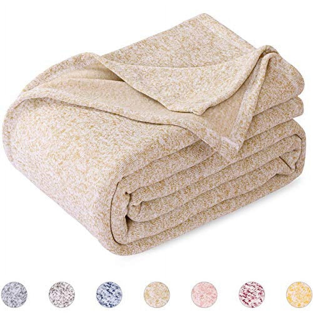 KAWAHOME Original Knit Towel Ket Double 180 200cm Large format Summer use Reversible blanket that does not fray