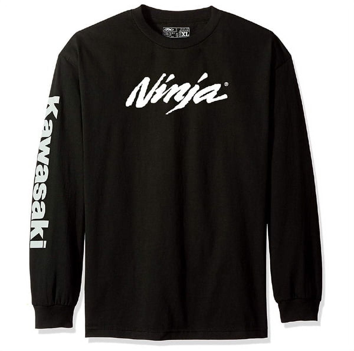 KAWASAKI NINJA MEN'S LONG SLEEVE SHIRT / BLACK (L) - Walmart.com