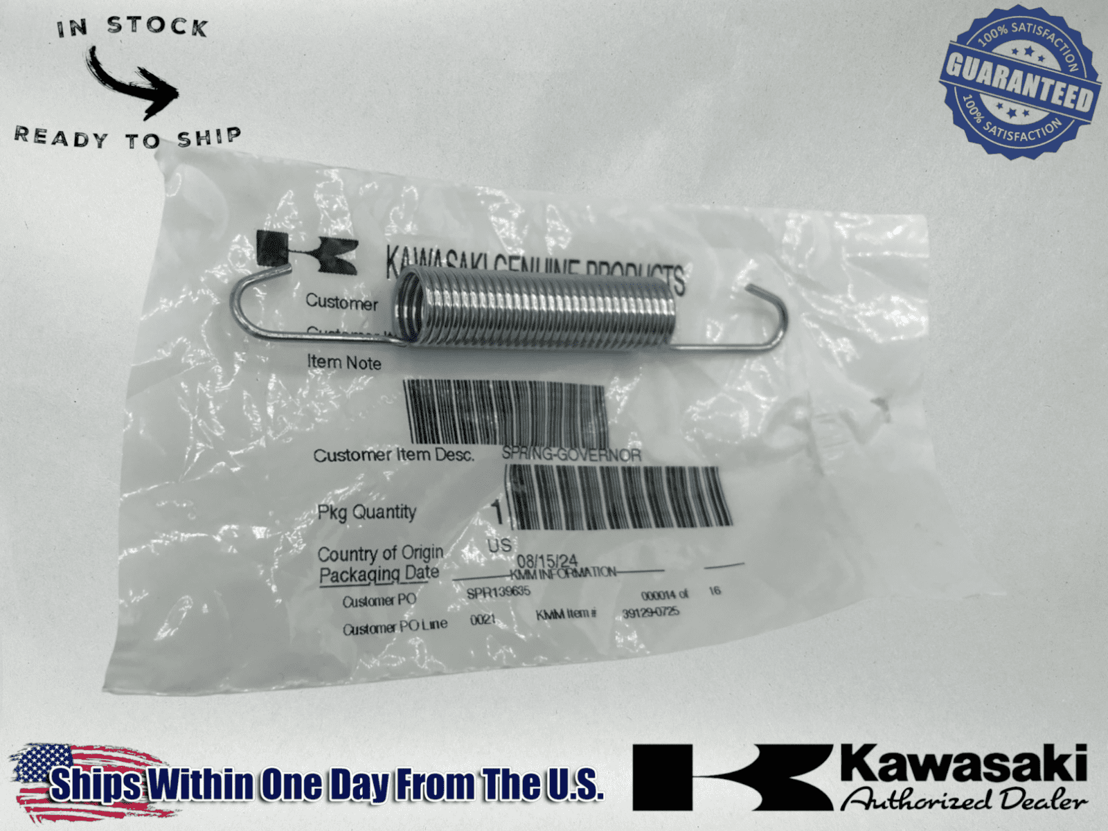 KAWASAKI-OEM-GOVERNOR-SPRING- KAWASAKI-OEM-GOVERNOR-SPRING-