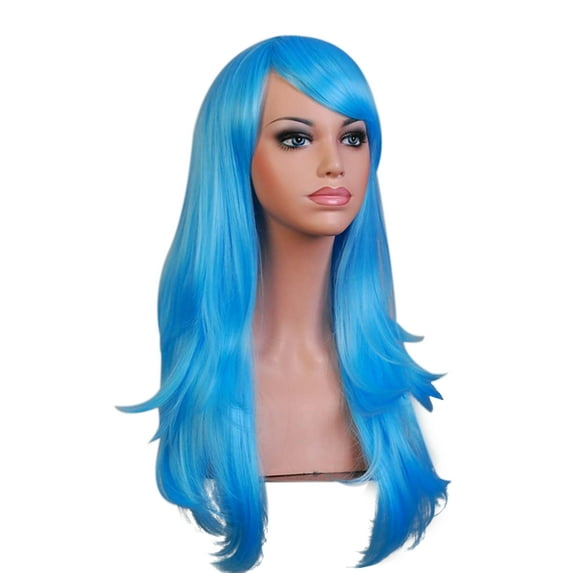 KAWELL 28 Inch/ 70 cm Long Curly Hair Ends Halloween Costume Cosplay Wig