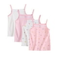 thumbnail image 1 of KAWELL 4 Pack Girls' 100% Cotton Tagless Undershirts - Soft, Breathable, Perfect for Daily Wear, 1 of 9