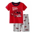 thumbnail image 1 of KAWELL Popular Cartoon Printed Short-Sleeve Shorts Suit Pajamas Home Wear Casual, 1 of 2