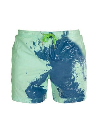 Temperature Sensitive Color Changing Beach Pants Swim Trunks