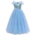 thumbnail image 1 of KAWELL Cinderella Princess Dress Costume, Christmas Party Costume for Toddler Girls 2-11T, 1 of 6