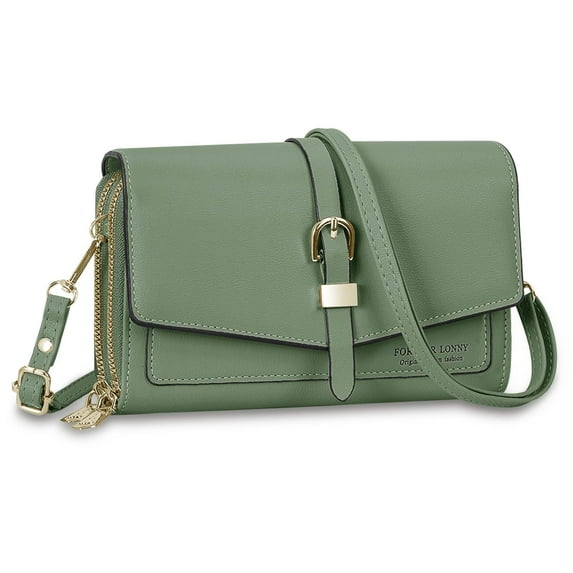 KAWELL Crossbody Bag for Women Trendy Leather Shoulder Handbag Purse with Credit Card Slots