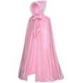 thumbnail image 1 of KAWELL Deluxe Elsa Princess Pink Cape Costume for 3-12 Girls Years, 1 of 6