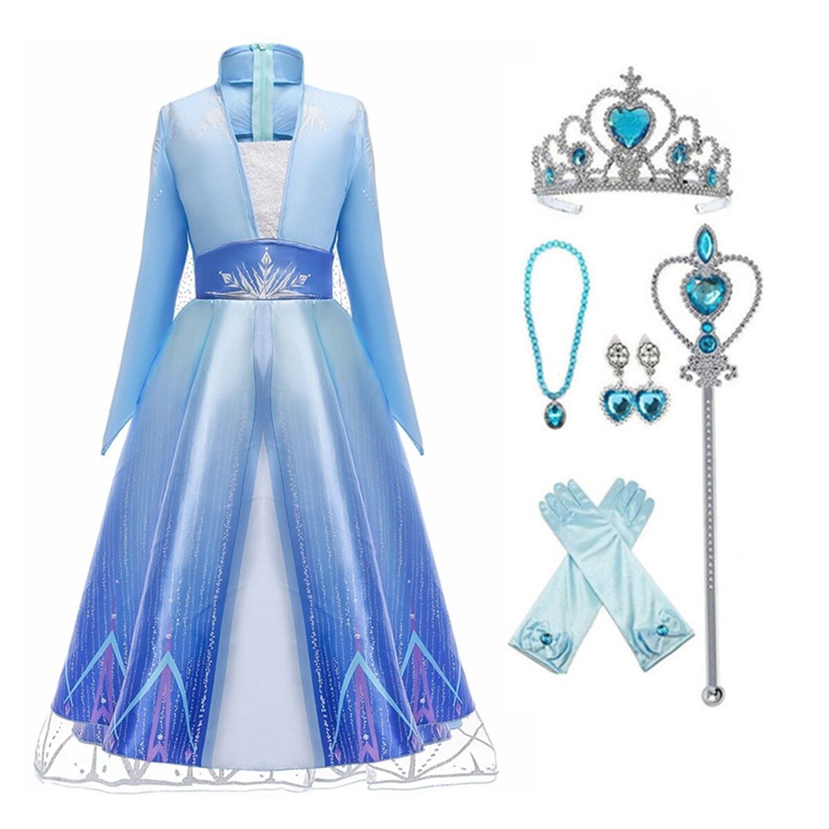 Princess Elsa Costume Vestido De Princesa Elsa Vestido Princesa