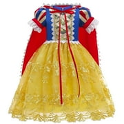 KAWELL Deluxe Snow Princess Dress up Costume for Child 2t