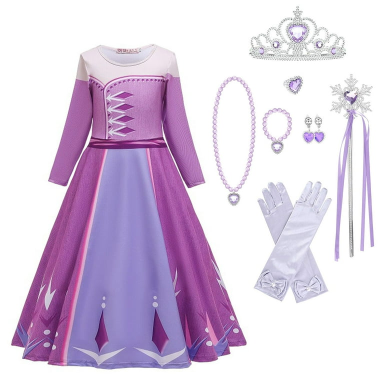 Elsa purple top dress frozen 2