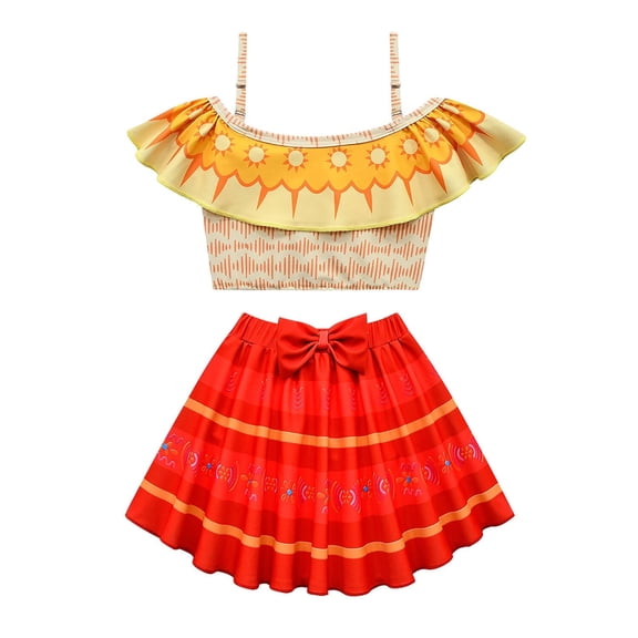 KAWELL Girls 2 Pieces Swimsuit Mirabel Bikini Isabella Pepa Dolores Bathing Suit Tankini Magic Family Adventure Swimwear