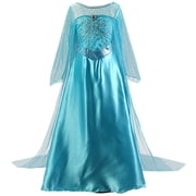 KAWELL Girls Costume Sequin Fancy Princess Dress up for Birthday Party,Child 3/4t