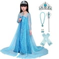 thumbnail image 1 of KAWELL Girls Princess Costume Birthday Party Christmas Halloween Fancy Dress up with Accessories,Child 7 Years, 1 of 6