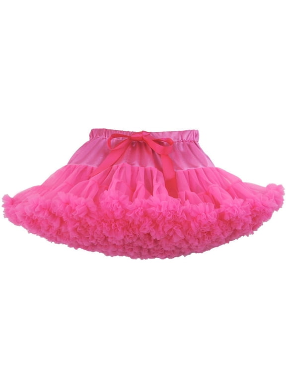 Tutu Skirt Fluffy Soft Tulle Ballet Dress for 9M-13 Years