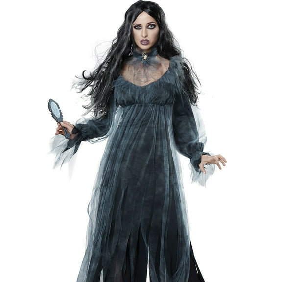 KAWELL Halloween Cosplay Costume Long Dress Ghost Bride/Witch/Vampire Cosplay Costume