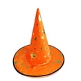 thumbnail image 1 of KAWELL Halloween Witch Hat Halloween Cosplay Costumes Accessories Foldable Witch Hat, 1 of 4