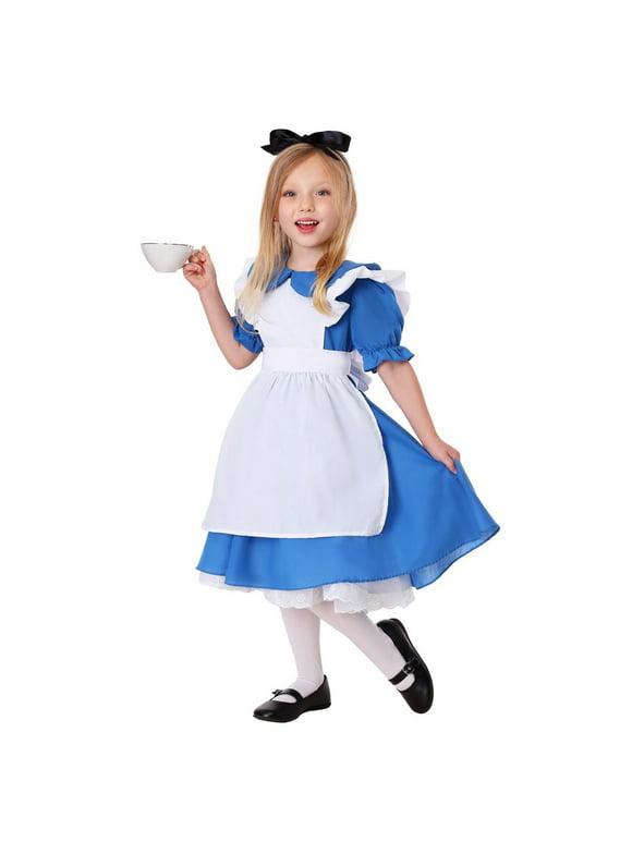KAWELL Mother-Daughter Alice Costume Girl's Alice in Wonderland Dress Costume
