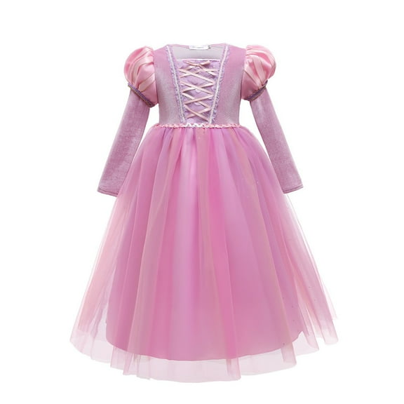 KAWELL Pink Princess Costumes Birthday Fancy Halloween Xmas Party Sofia Dresses Up for Baby Little Toddler Girls