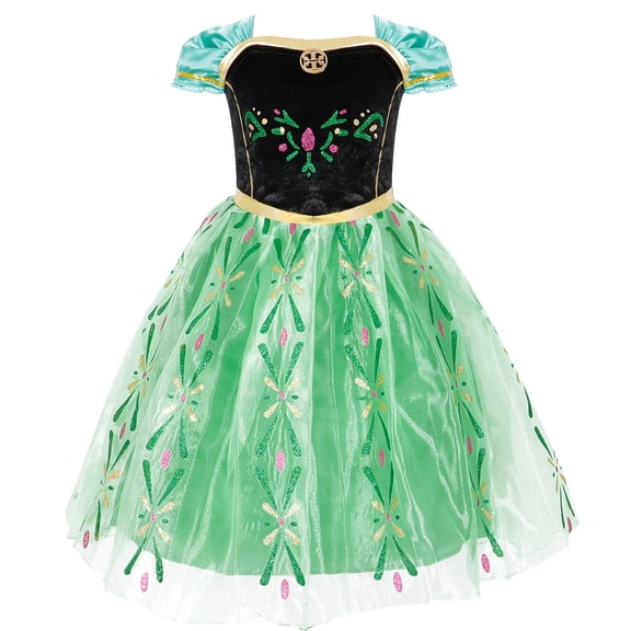 KAWELL Princess Dresses Birthday Party Costume Halloween Cosplay Dress up for Child 4t