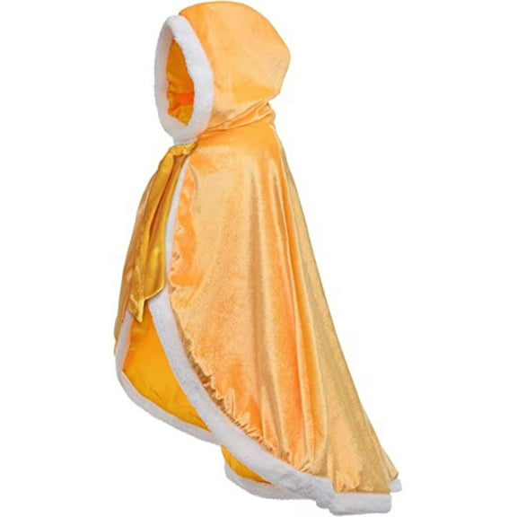KAWELL Princess Hooded Cape Cloaks Costume for Girls Dress up, Child 3 to 12 Years