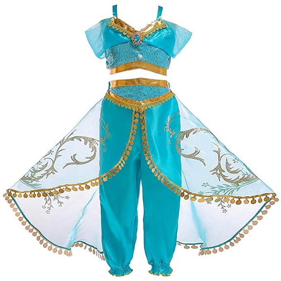 KAWELL Princess Dress Christmas Fancy-Dress Costume for Child, Little Girls 4T-4
