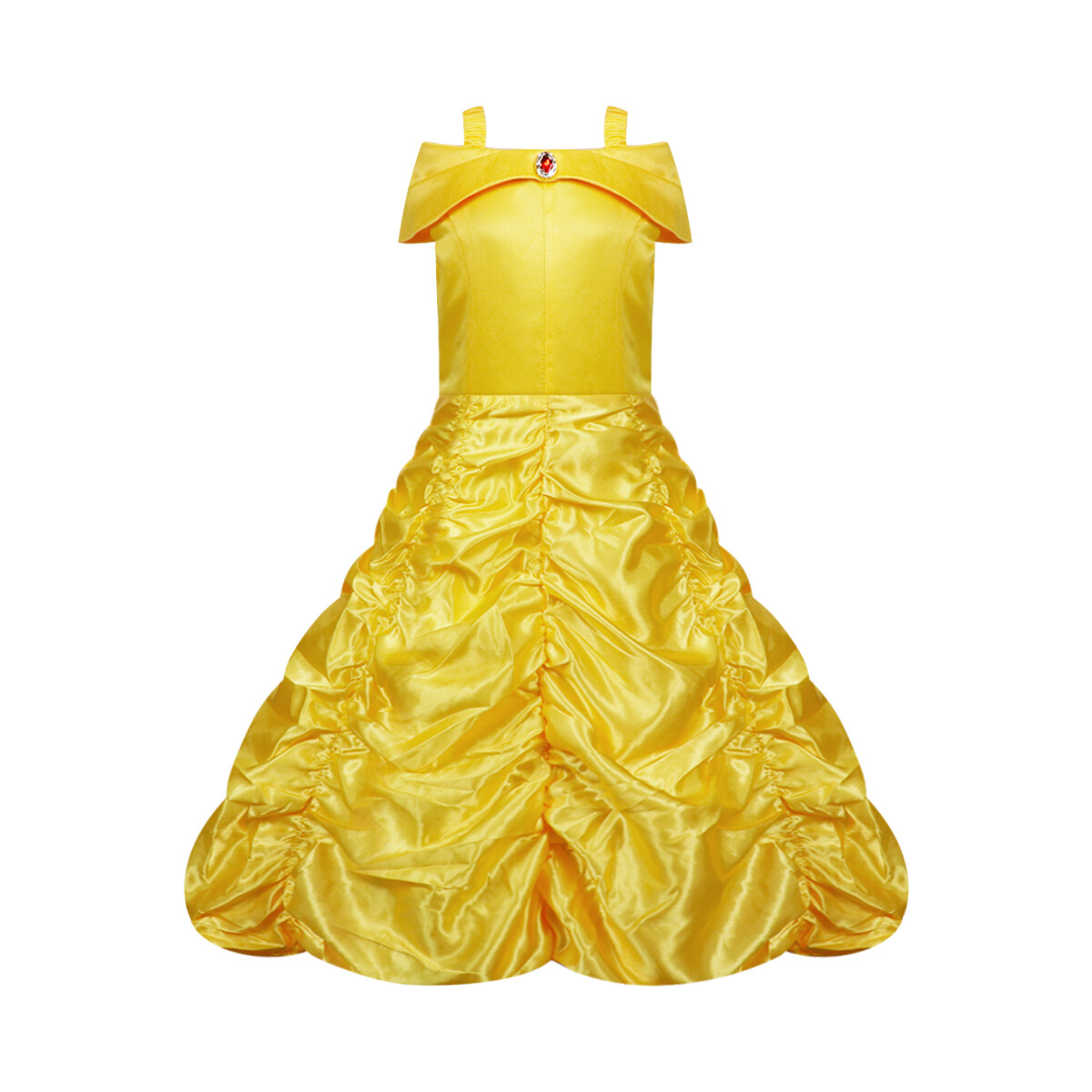 KAWELL Princess Yellow Beller Girl's Christmas Fancy-Dress Costume, Toddler 3T - image 1 of 6
