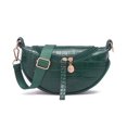 thumbnail image 1 of KAWELL Saddle Shoulder Bag for Women Trendy Small Crossbody Bag PU Leather Clutch Purse Zipper Closure Handbags, 1 of 3