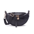 thumbnail image 1 of KAWELL Saddle Shoulder Bag for Women Trendy Small Crossbody Bag PU Leather Clutch Purse Zipper Closure Handbags, 1 of 4