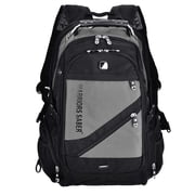 KAWELL Unisex 16" Laptop Backpack with USB Charging Port, Gray