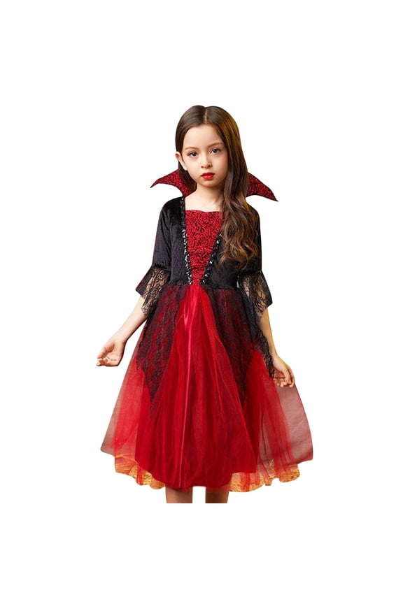 Vampire Costume, Princess Masquerade Party for Halloween Party