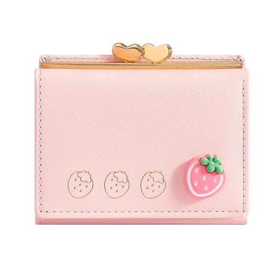 KAWELL Wallet Card Holder, Small Bifold RFID Blocking Purse, Cute Small Leather Pocket Wallet for Women, Girls, Ladies