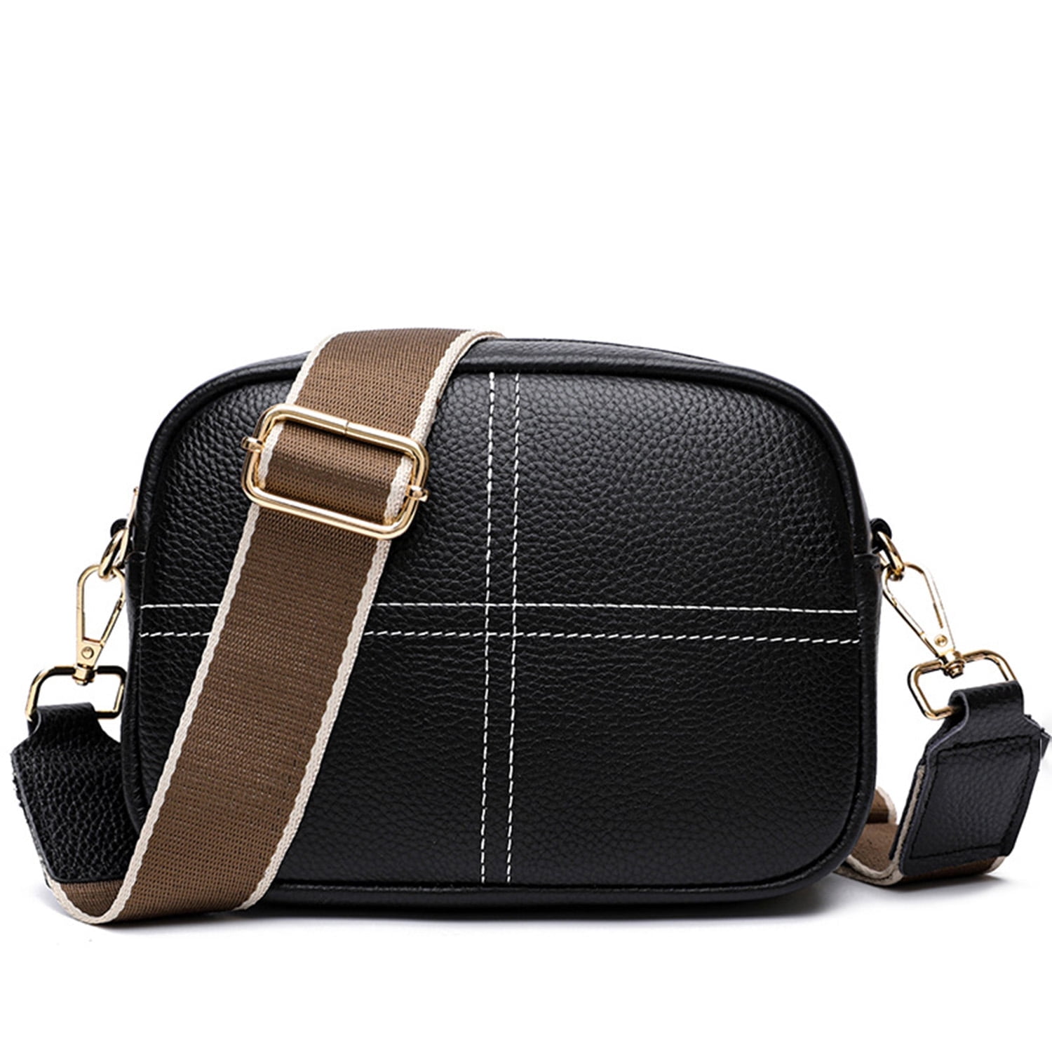 KAWELL Womens Small Crossbody Bag with Wide Strap Camera Purse and Wallet