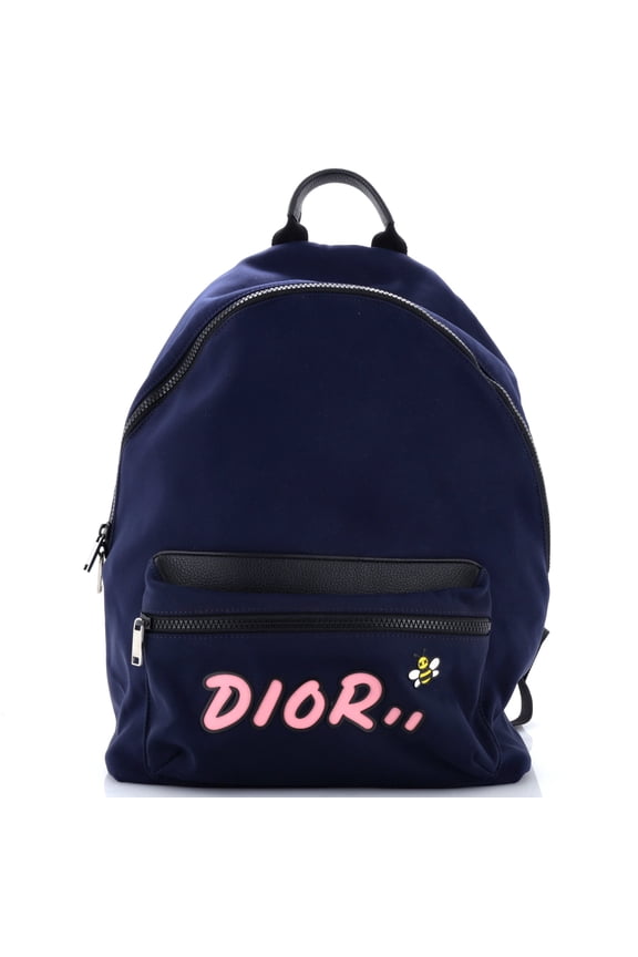 Pre-Owned KAWS Bee Rider Backpack Nylon with Applique Large By Rebag