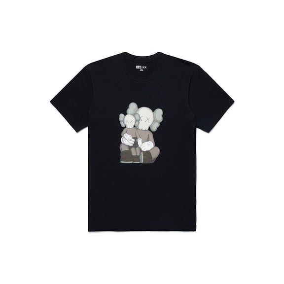 KAWS Unisex x Uniqlo UT Short Sleeve Graphic T-shirt (US Sizing) Black, from StockX