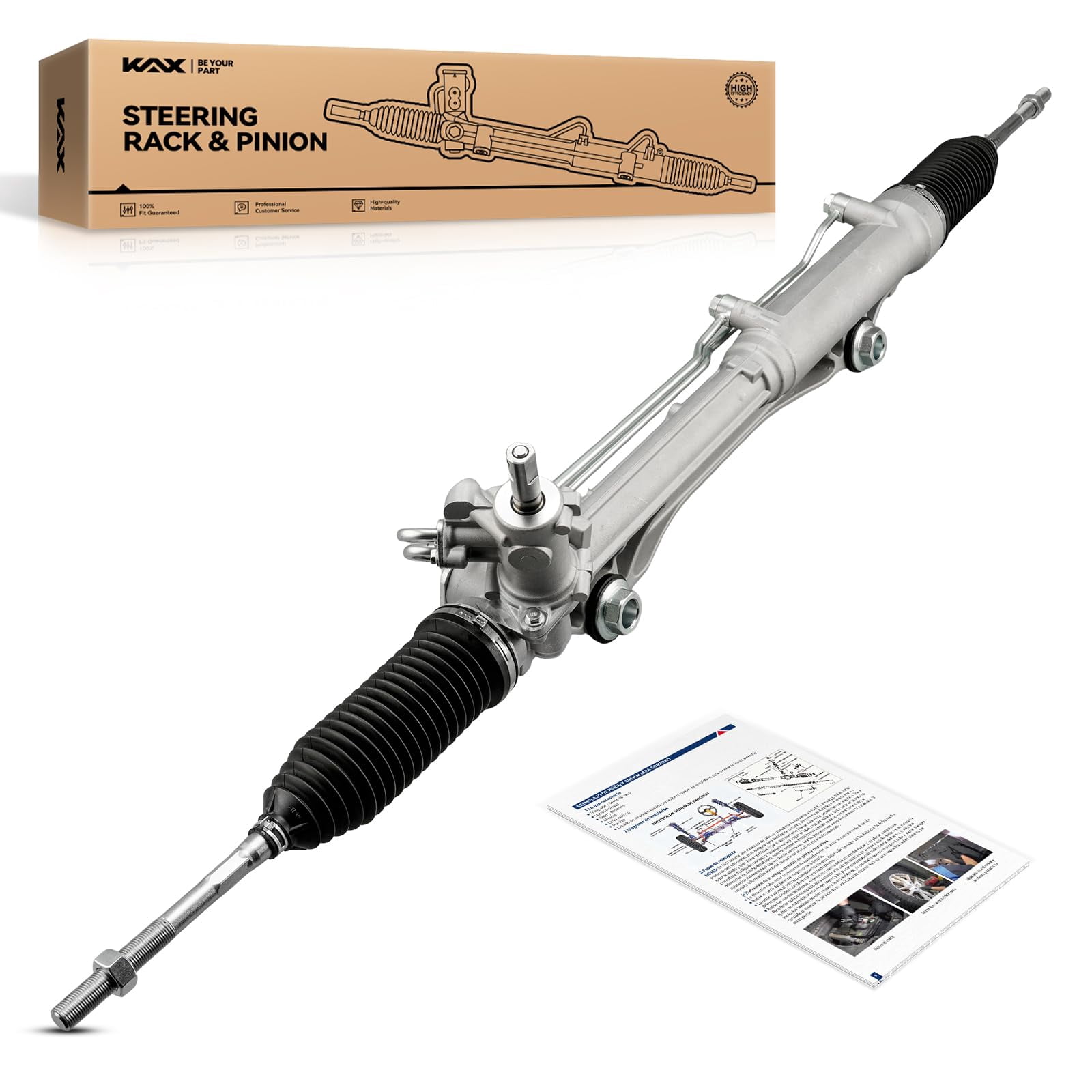KAX Hydraulic Power Steering Rack and Pinion Compatible with 2004-2008 ...