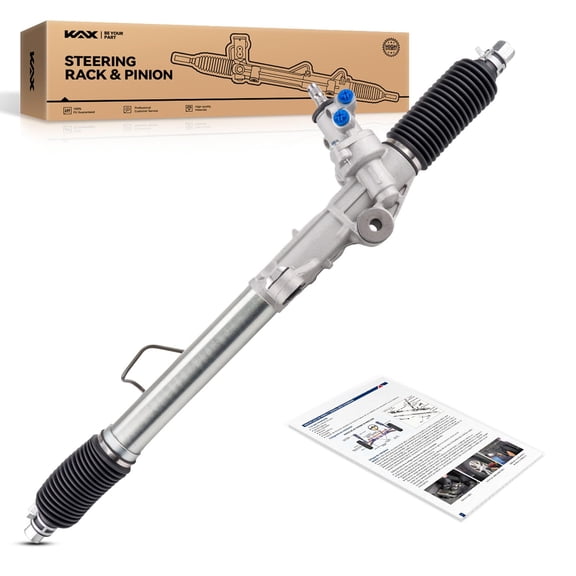 KAX Hydraulic Power Steering Rack and Pinion Compatible with 4Runner 1996-2002 All Models, Tacoma 1995-2004 2.4L 2.7L 3.4L 4WD, Tacoma 1998-2004 2.7L 3.4L RWD Replace - 971697